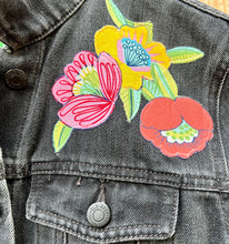 Load image into Gallery viewer, Womens Jean Jacket HAPPY!
