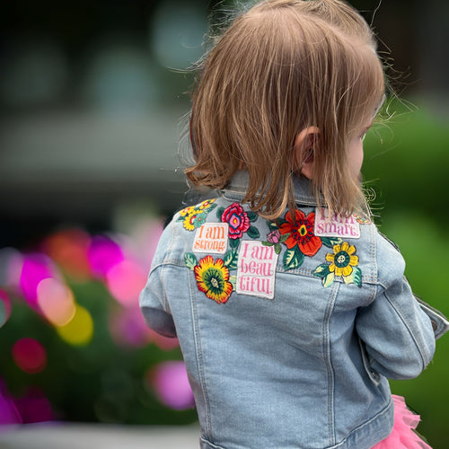 Girl power jean outlet jacket