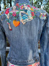 Load image into Gallery viewer, Womens Jean Jacket ALL OR NOTHING
