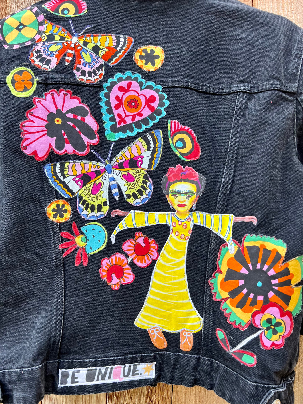 Womens Jean Jacket FRIDA IN BOLD COLORS