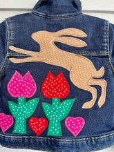 Load image into Gallery viewer, Girls Jean Jacket TULIP TIME
