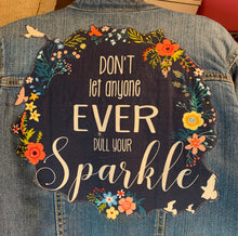 Load image into Gallery viewer, Girls Jean Jacket SPARKLE!!
