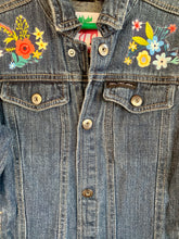 Load image into Gallery viewer, Girls Jean Jacket COURAGEOUS AND KIND
