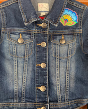 Load image into Gallery viewer, Girls Jean Jacket  FOLLOW YOUR DAYDREAMS
